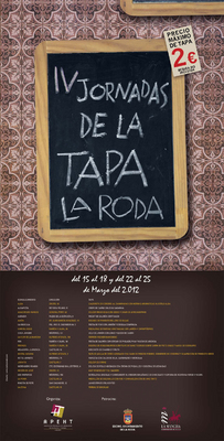 Cartel IV Jornadas de la Tapa de La Roda