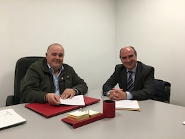 Firma convenio con Interservi